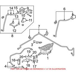 Audi Secondary Air Injection Solenoid Air Filter 8R0201232E